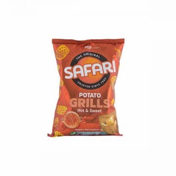 Safari Grills Hot  Sweet Chips 24x15gm