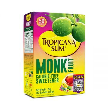 Trpoicana Slim Monk Fruit Calorie Free Sweetener 75gm