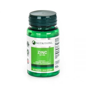 Nutritionl Zinc 50mg Tabs 30 Pcs