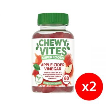 Chew Vities Apple Cider Vinegar Gummies 2x60s