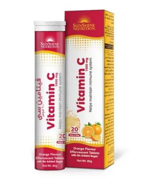 Sunshine Vitamin-c 1000mg Orange 20 Pcs