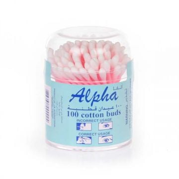 Alpha Cotton Buds Round 100