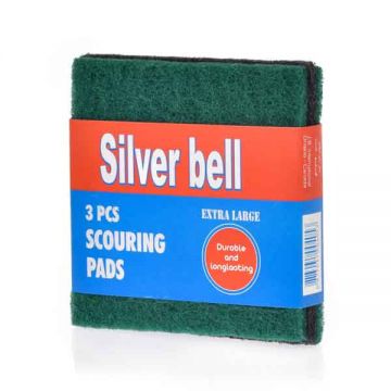 Silver Bell Scouring Pad 3Pcs Large