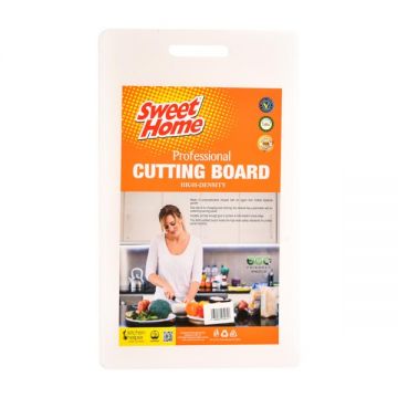 Sweet Home Cutting Board Heavy White