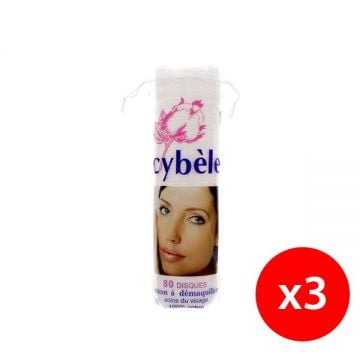 Cybele Make Up Pads 2+1x80 Count