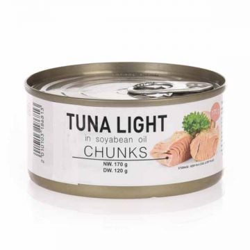 Saaha Tuna Light Chunk & Soya Bean 170gm