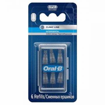 Oral B Interdental Refill Tapered 6's