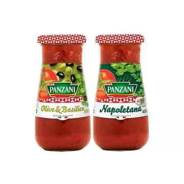 Panzani Pasta Sauce Assorted 2x400gm