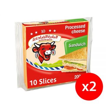 Lavache Quirit Slice Sandwich Cheese 2x200gm