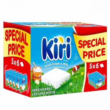 Kiri 6 Portion Cheese 5x108gm @spl