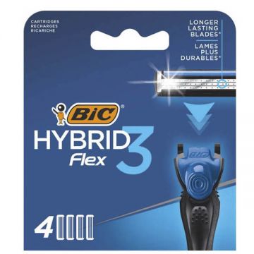 Bic Flex 3 Hyrbrid Catridge 4s