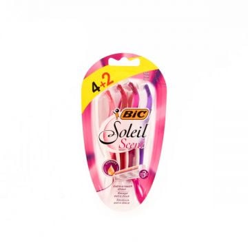 Bic Shaver Soliel Scent P4+2bi