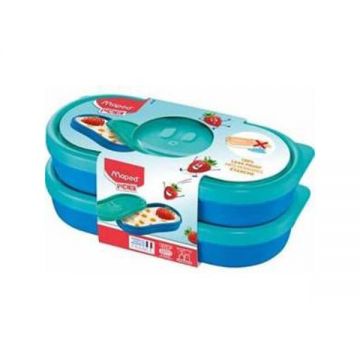 Maped Snack Box Blue 2 Pc