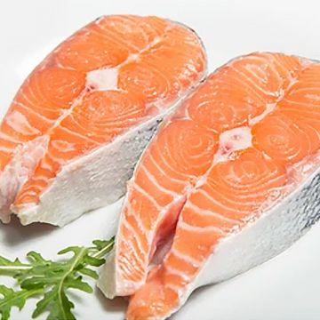 Fresh Salmon Fish Steak Norway
