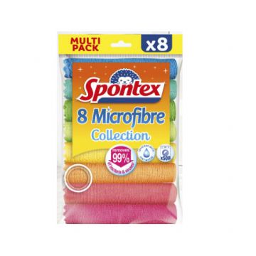 Spontex Microfiber Cloth 8s