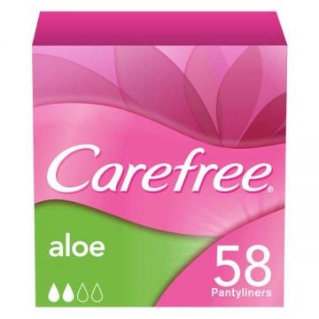 Carefree Cotton Pads Aloe 58s