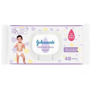 Johnsons Ultimate Clean Wipes 48s