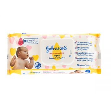 Johnsons Extra Sensitive Wipes