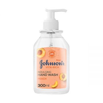 Johnsons Liquid Soap Peach 300ml