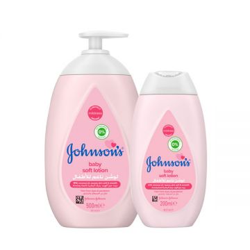 Johnsons Baby Soft Lotion 500ml+200ml