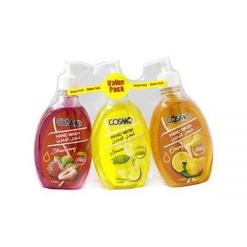 Cosmo Handwash Assorted 3x500ml