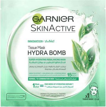 Garnier Skinactve Face Mask Hydra Bomb Grean Tea