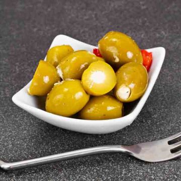 Al Sannaa Green Olives Stuffed Feta