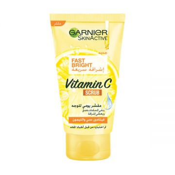 Garnier Fast Bright Facewash Scrub 150ml