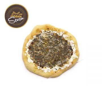 Sevan Bakery Labneh Manakish With Zaatar 1 Piece