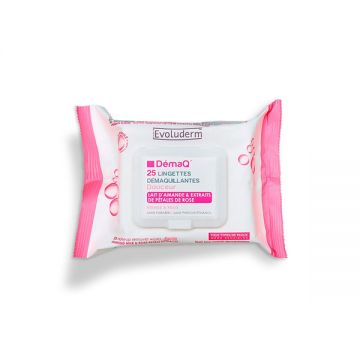 Evoluderm Makeup Remover Wipes 25 Count