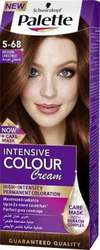 Palette Permanent Cream Hair Dye For Women Medium Chestnut 5 68