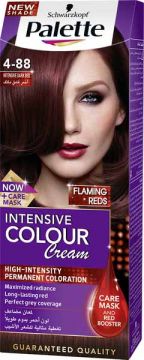 Palette Cream Hair Dye For Women, Intensive Dark Red