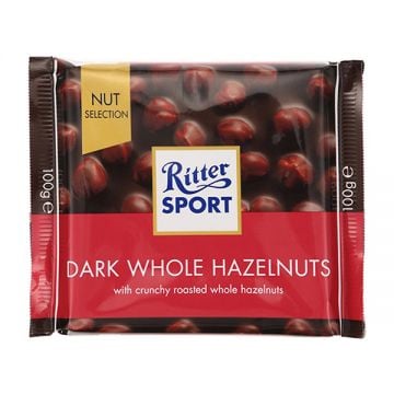 Ritter Sport Dark Hazelnut Chocolate 100gm