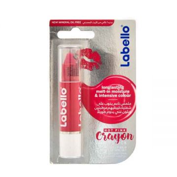 Labello Lipstick Hot Pink Crayon 3gm