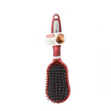 Titania Hair Brush 9rows Red