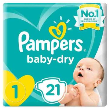 Pampers New Born Diaper Carry Pack Mini 21