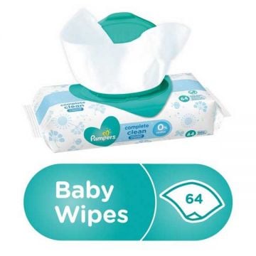 Pampers Complete Clean Baby Wipes 64s