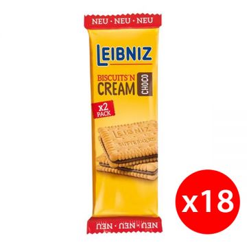 Bahlsen Leibniz Biscuit Cream Choco 18x38gm