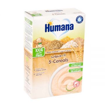 Humana Baby Organic 5 Plain Cereals 200gm