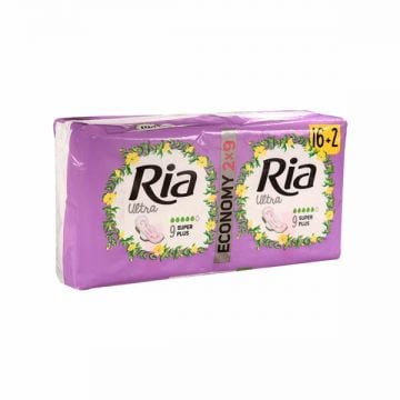 Ria Sanitary Pad Ultra Normal 2x10 Count