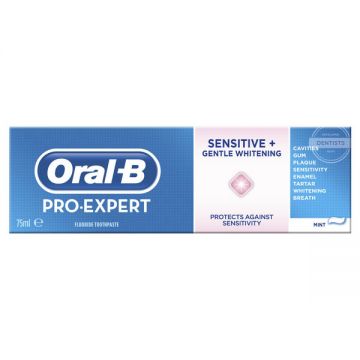 Oral B Toothpaste Pro Expert Sensitive Whitening 75m