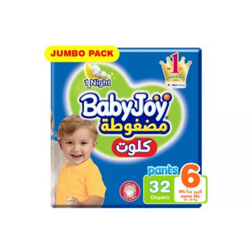 Baby Joy Cullote Baby Diaper Junior Xxl 32 Count