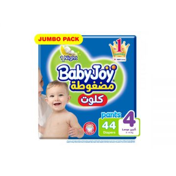Baby Joy Cullote Baby Diaper Large 44 Count