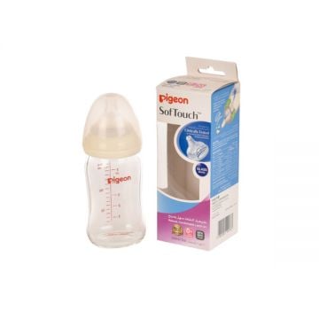 Pigeon Feeding Bottle Soft Touch Wide Neck 160ml