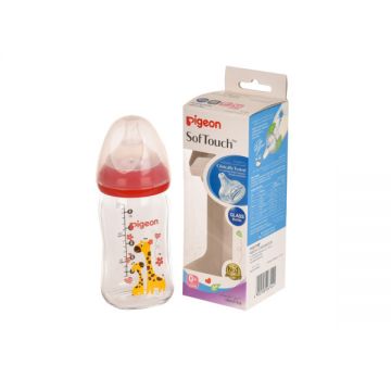 Pigeon Feeding Bottle Decorated Wide Neck 160ml