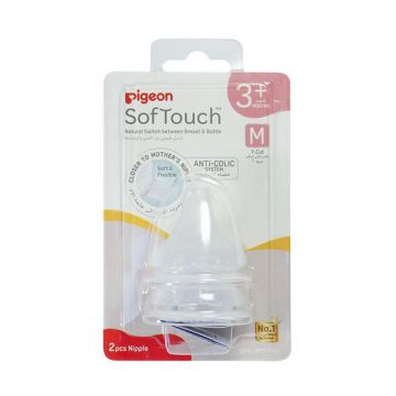 Pigeon Softouch Wn Nipples Med 2s