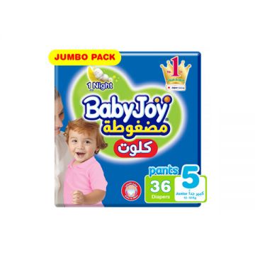 Baby Joy Cullote Baby Diaper Junior 36 Count