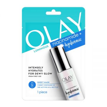 Olay Luminous Hyaluronic Face Mask 1s