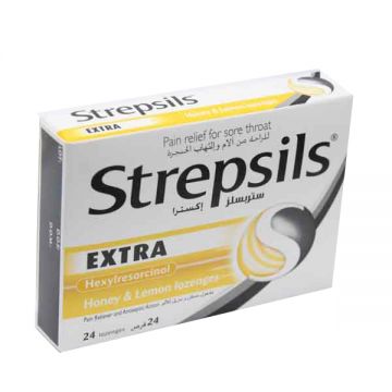 Strepsils Extra Honey&lemon 24s