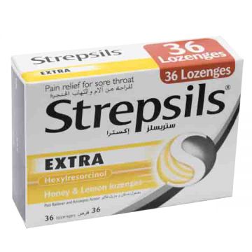 Strepsils Extra Honey&lemon 36s